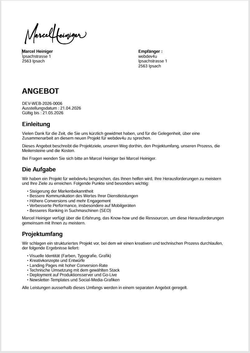 FreelancerOS-angebot